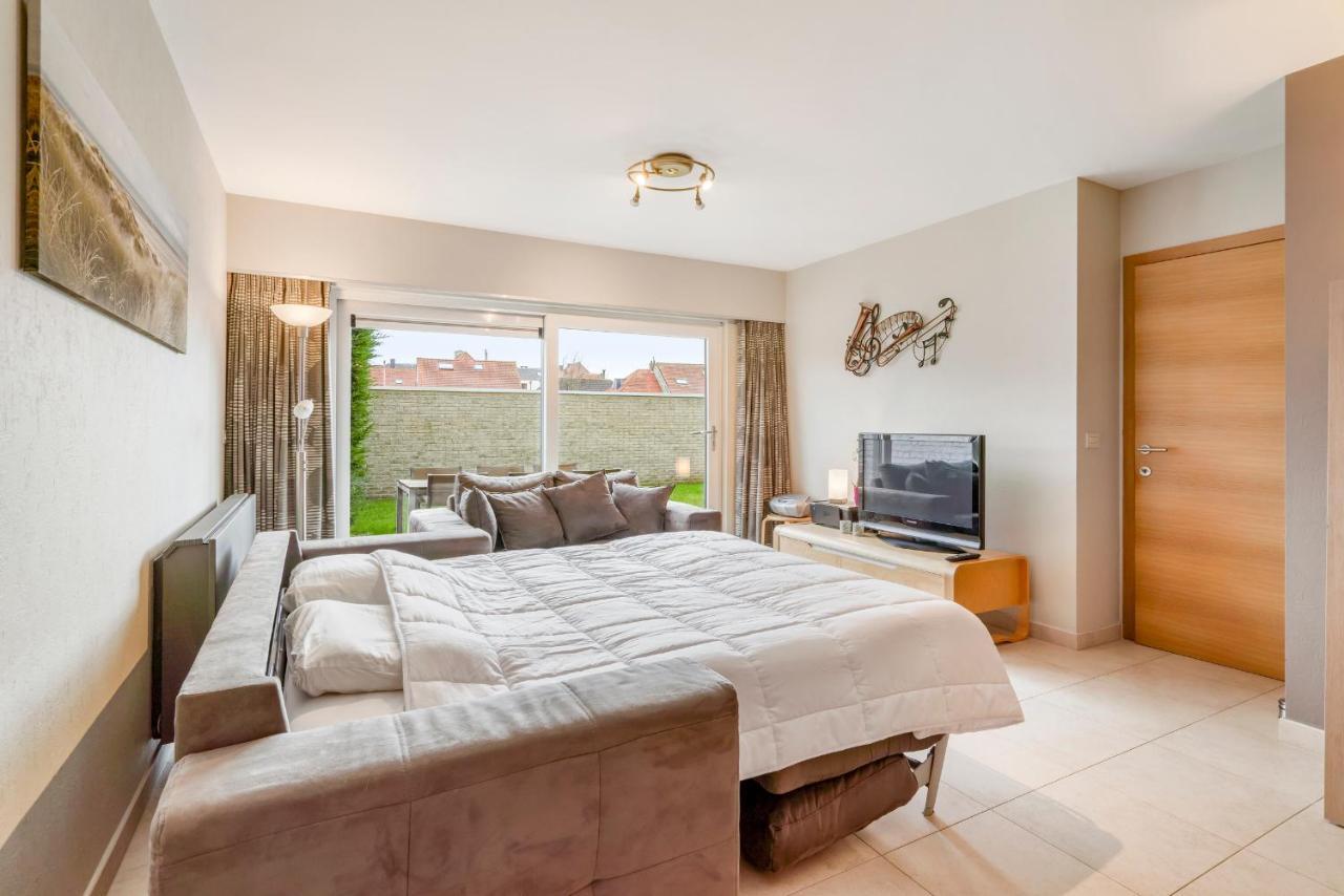 Luxury Apartment With Garden Close To The Beach Oostende Ngoại thất bức ảnh