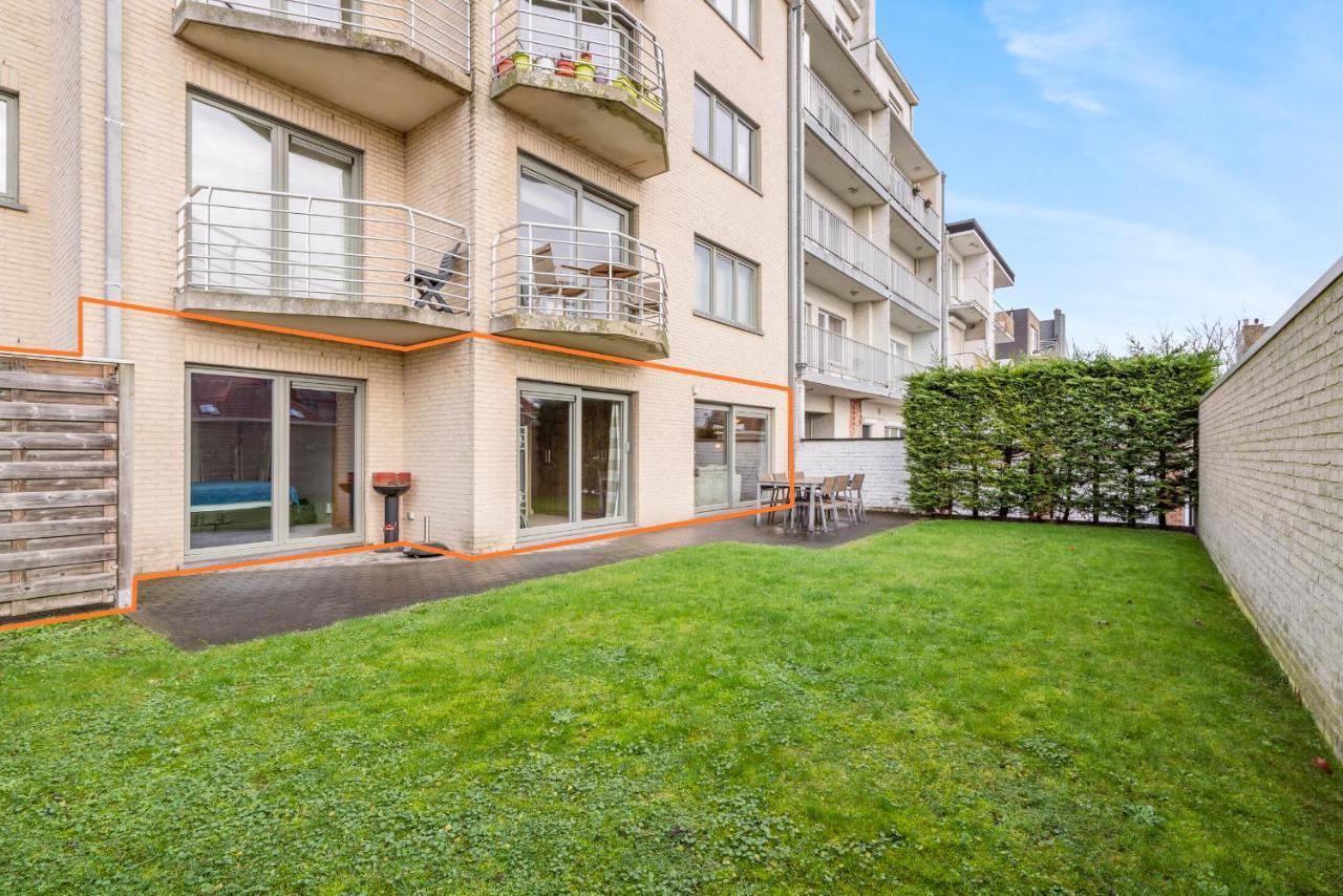 Luxury Apartment With Garden Close To The Beach Oostende Ngoại thất bức ảnh