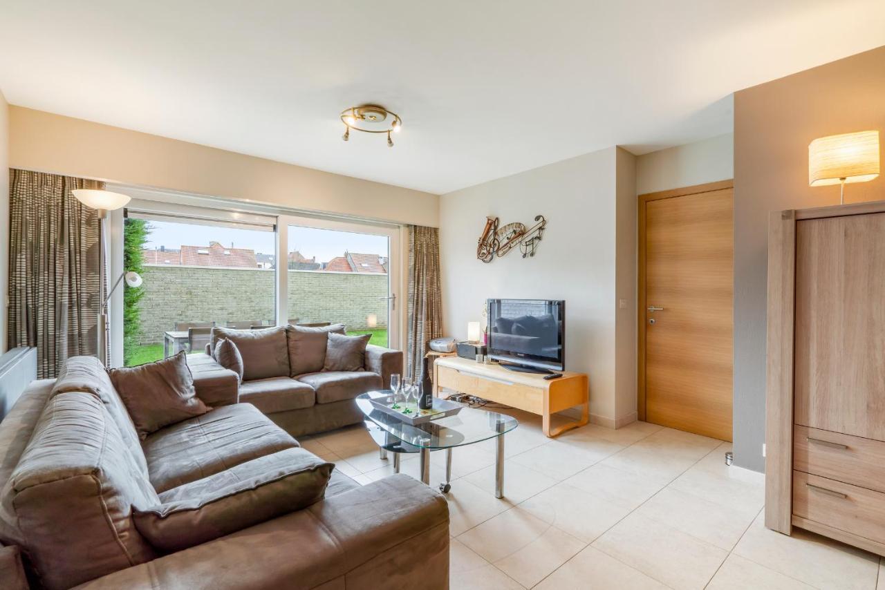 Luxury Apartment With Garden Close To The Beach Oostende Ngoại thất bức ảnh